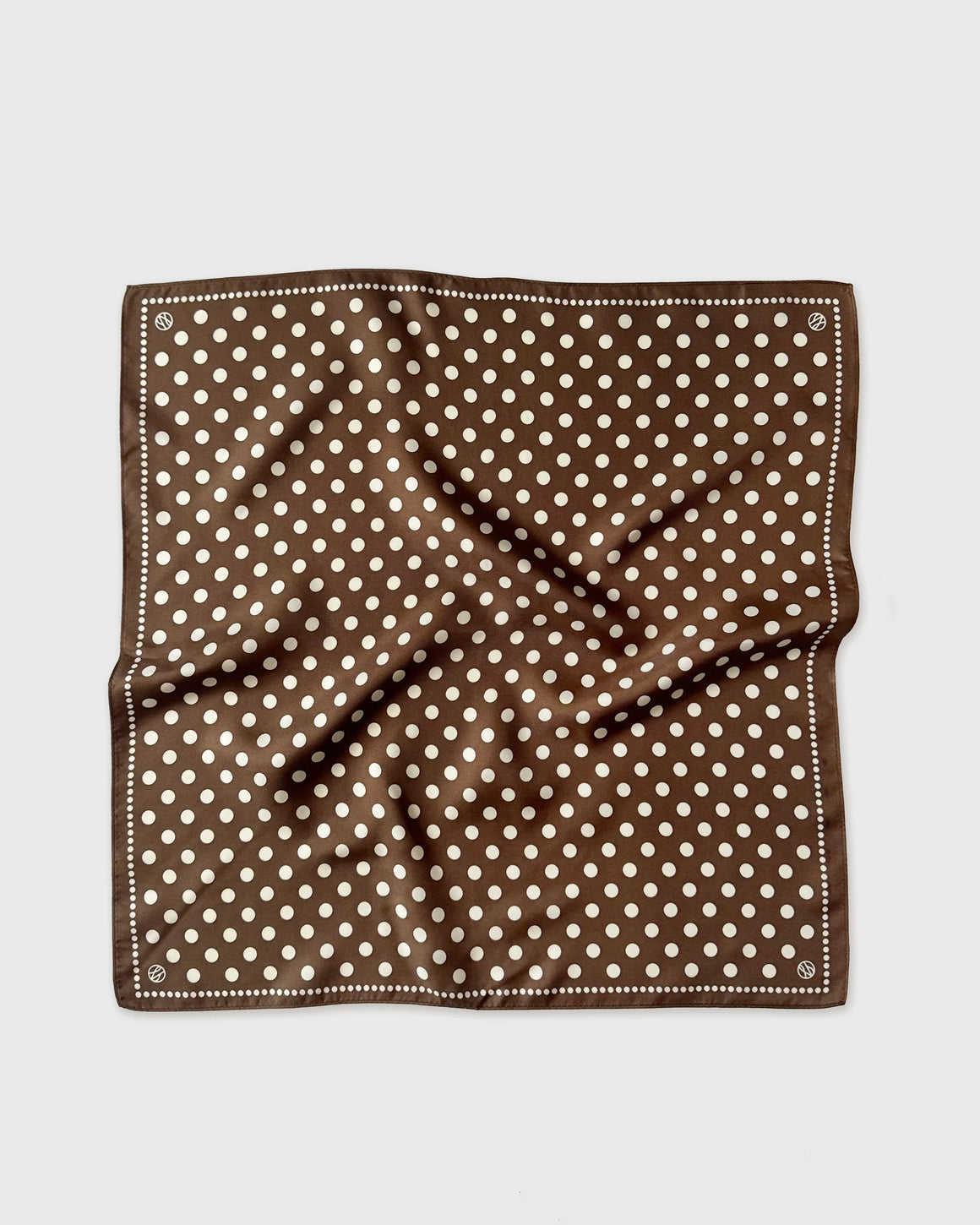 Lescarf Polka Dot Silk Scarf 