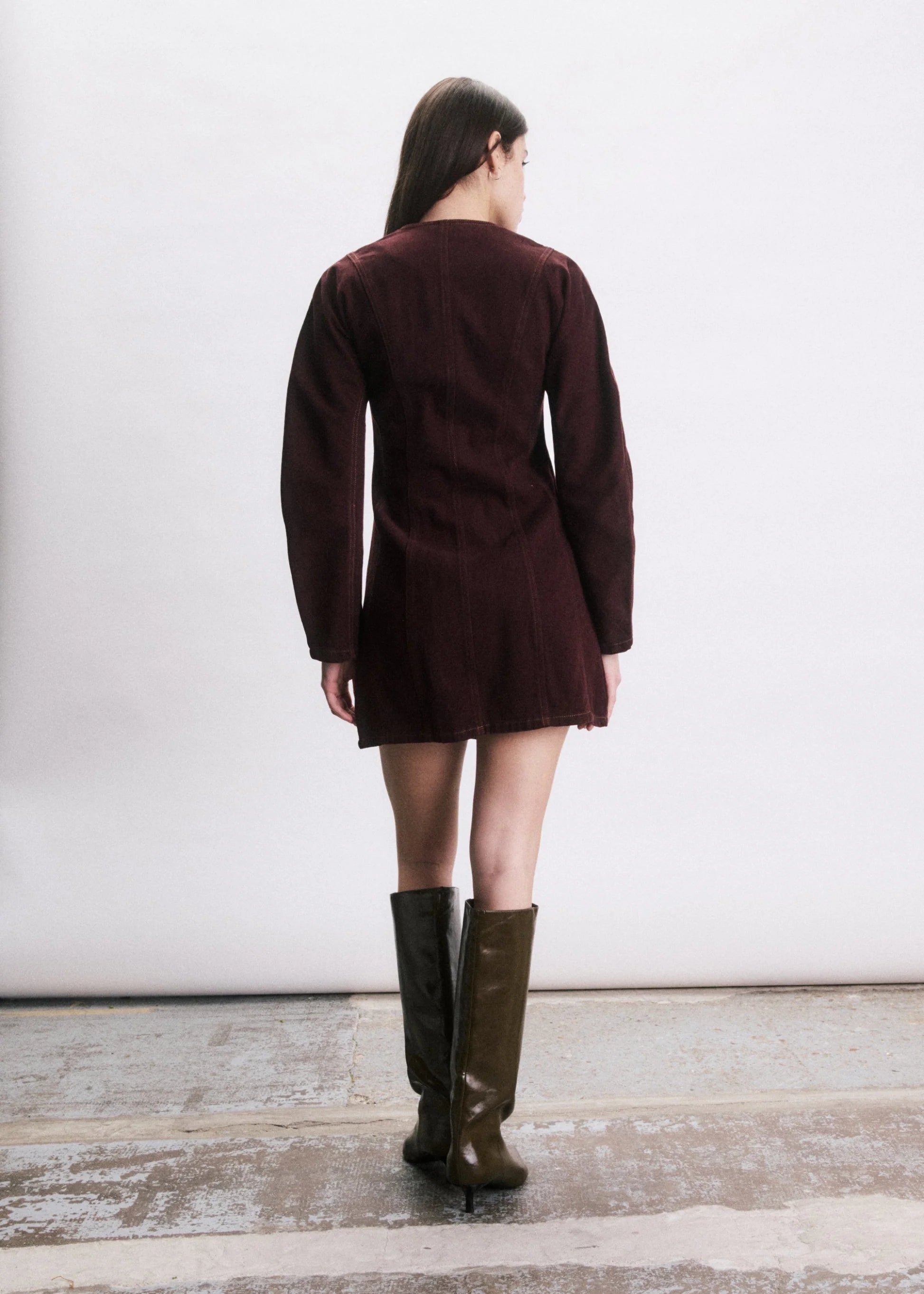 Orso Dress Bordeaux