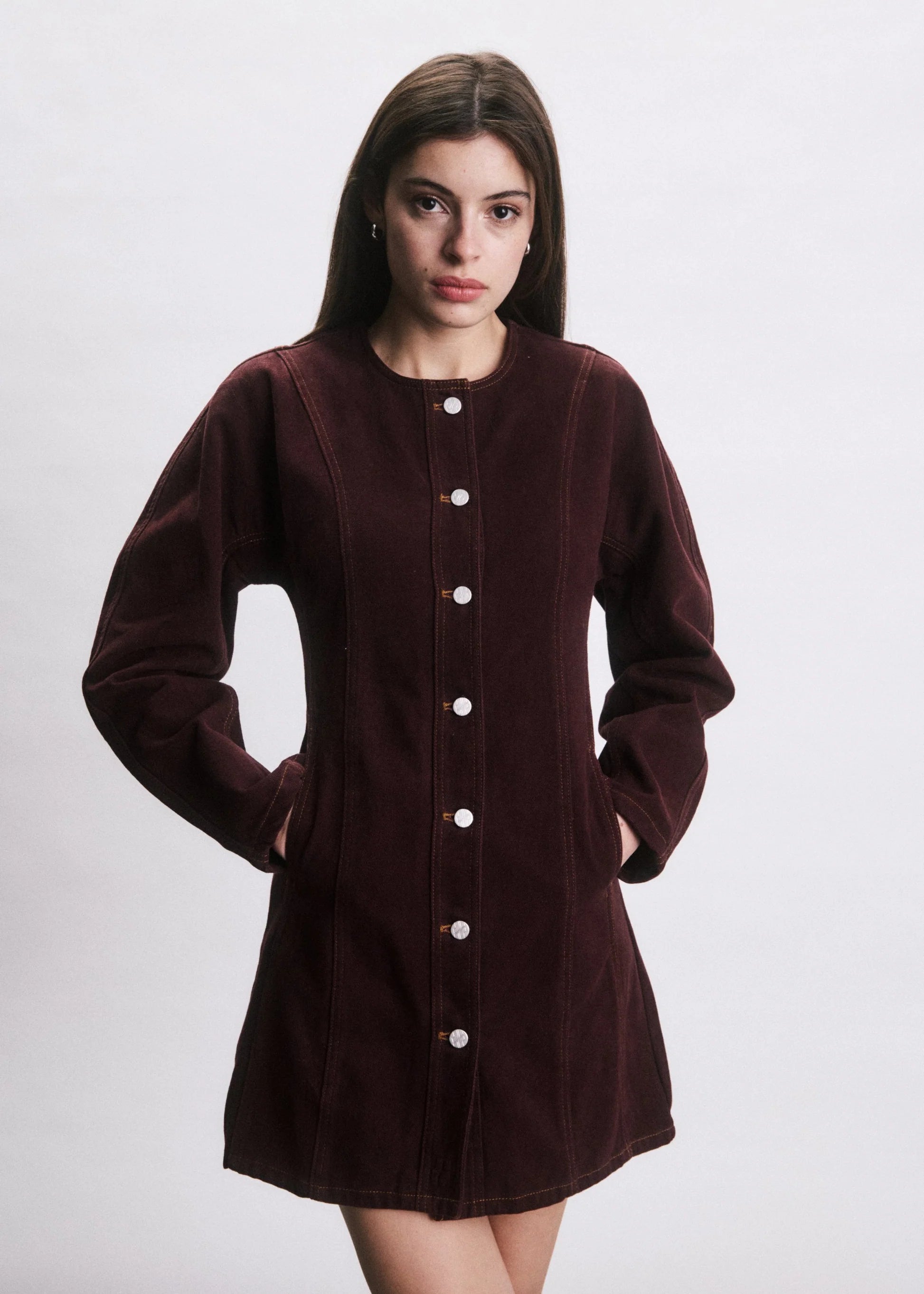 Orso Dress Bordeaux