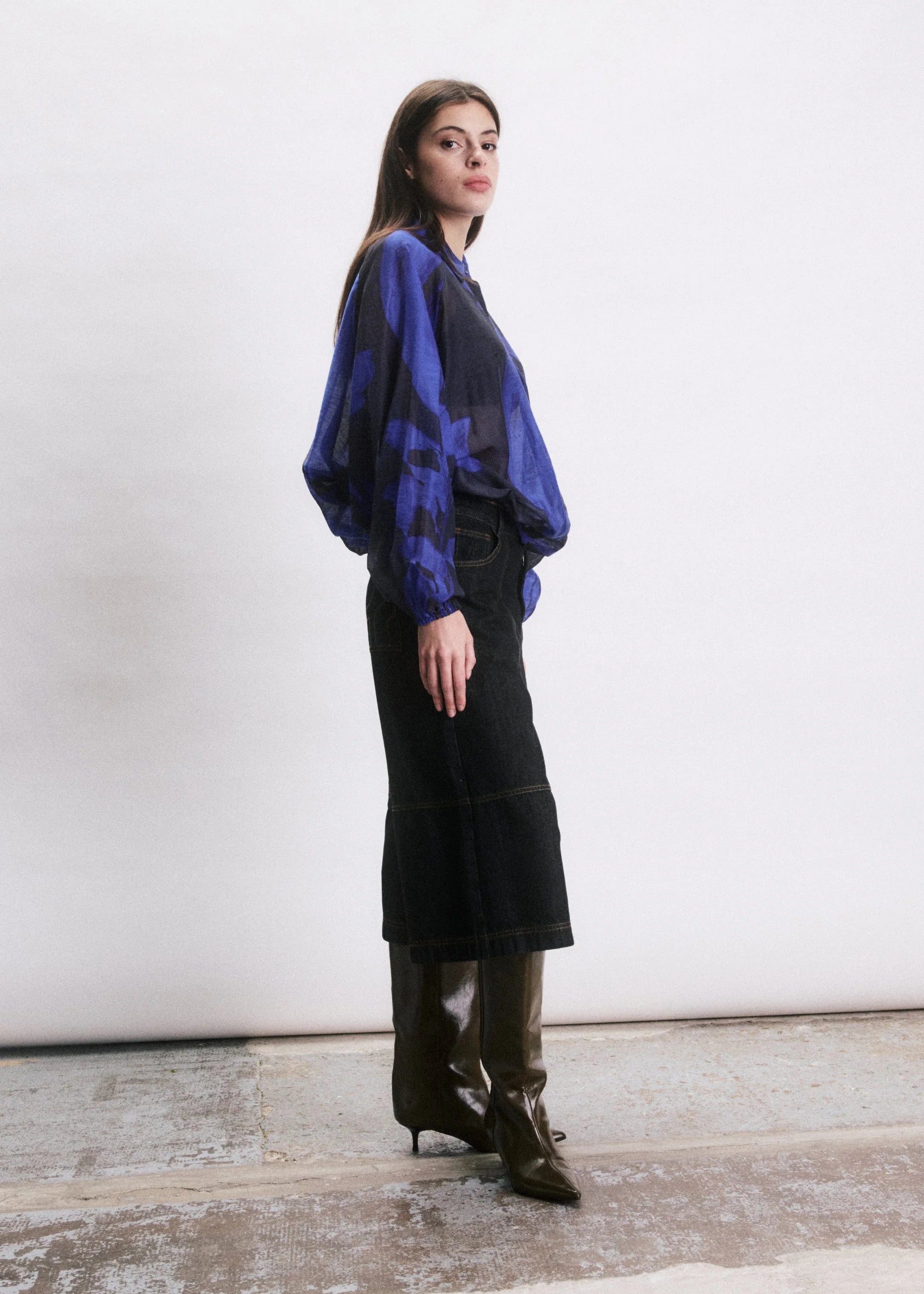 Ivan Blouse Delphinium
