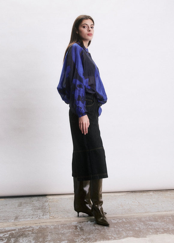 Ivan Blouse Delphinium
