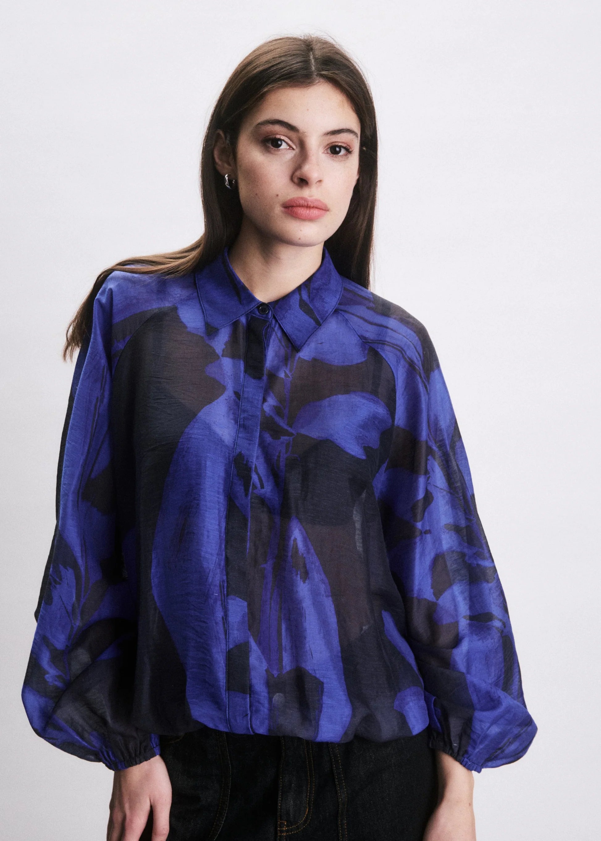 Ivan Blouse Delphinium