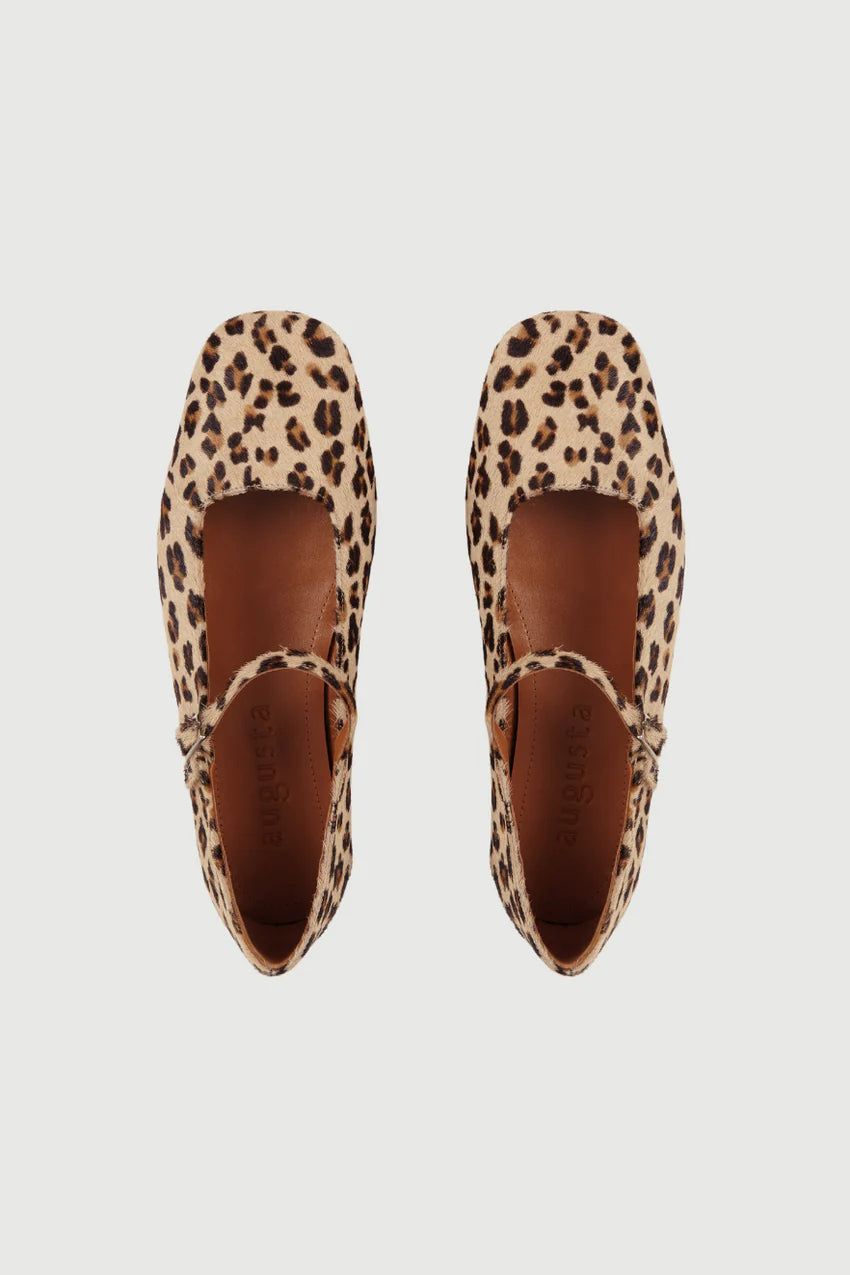 AUGUSTA Juliet Leopard Mary Janes