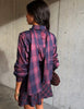 NFD Check Pussy Bow Blouse
