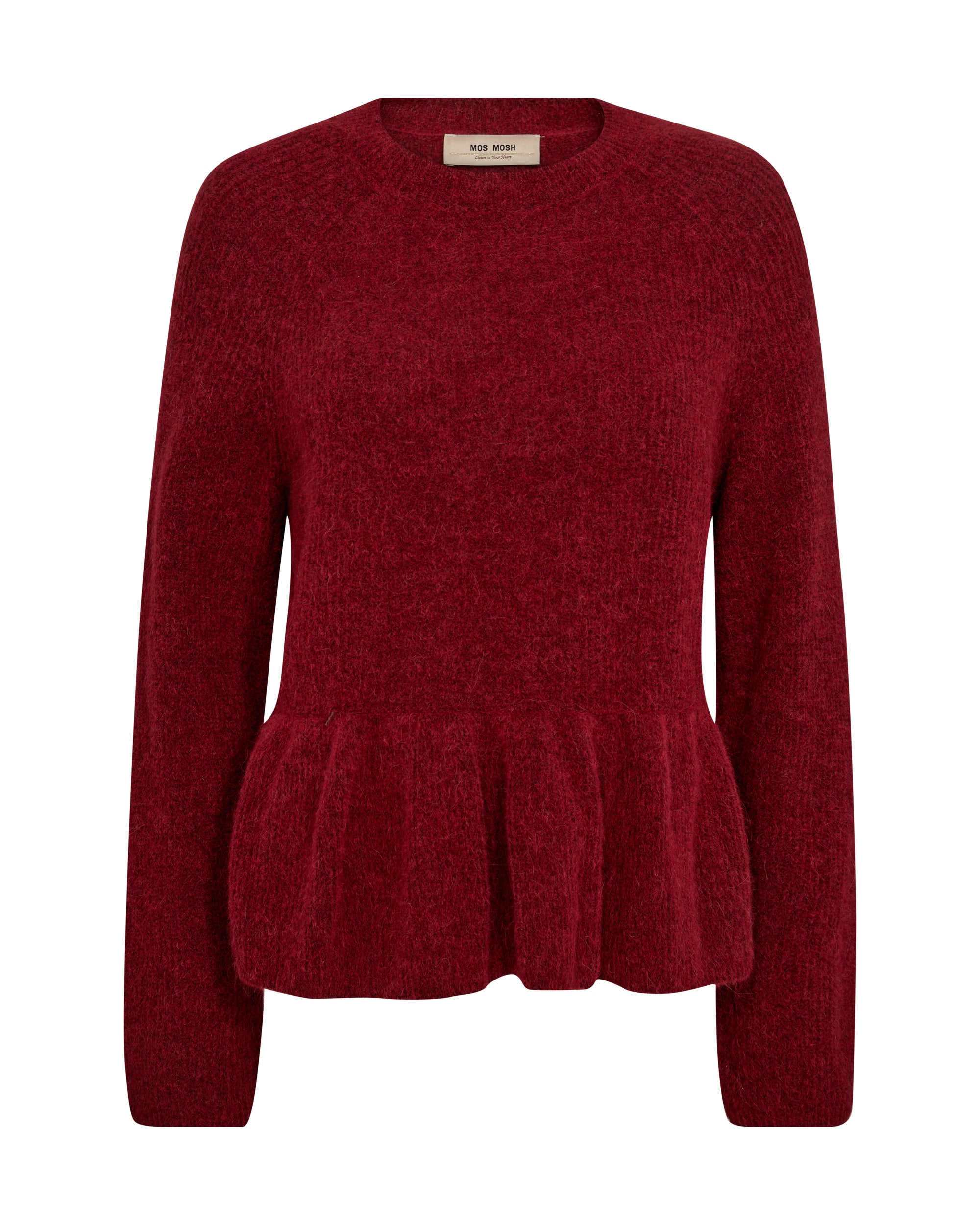 Mos Mosh Thora frill knit red
