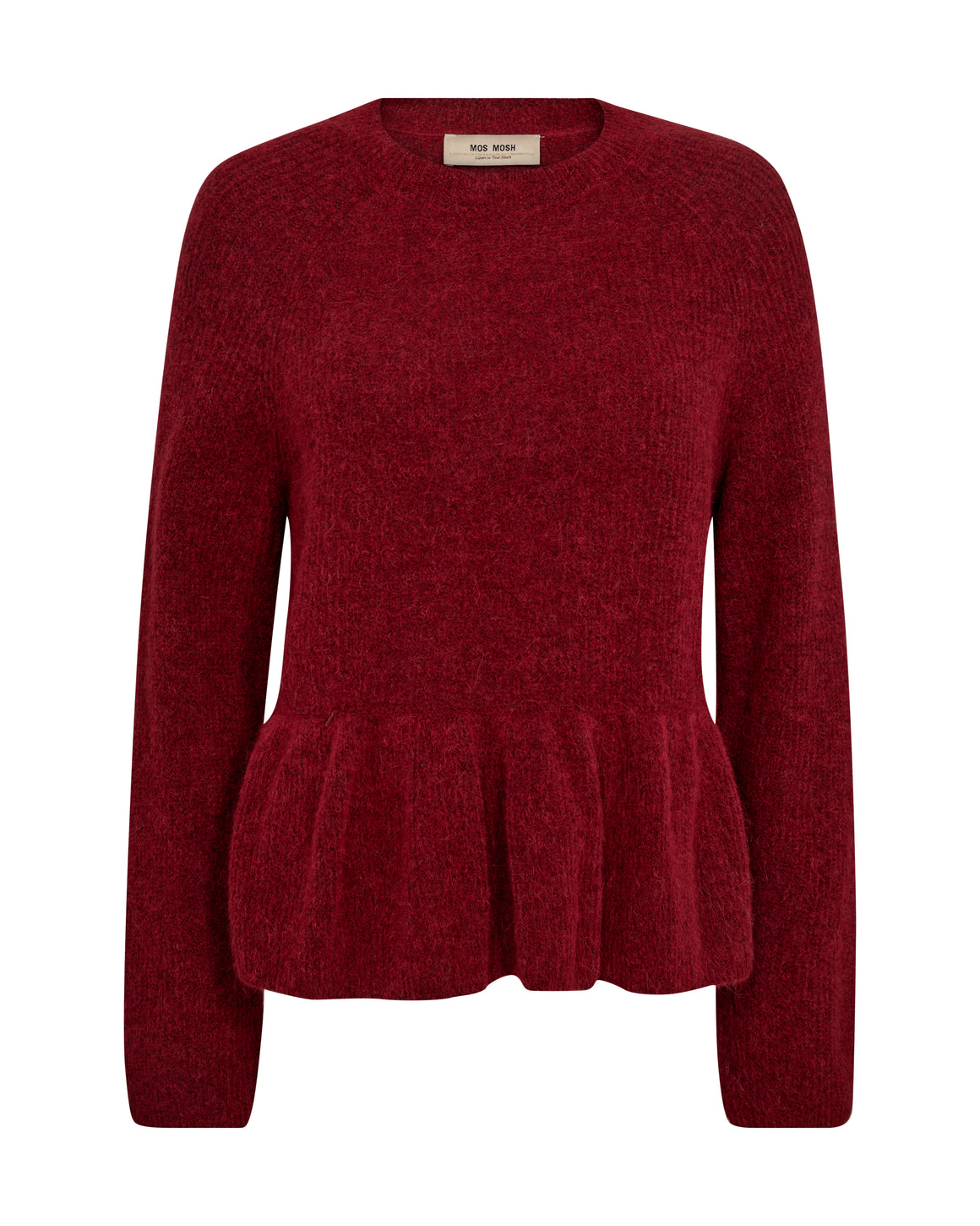 Mos Mosh Thora frill knit red
