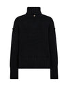 Mos Mosh Rola Bine Rollneck Knit Black