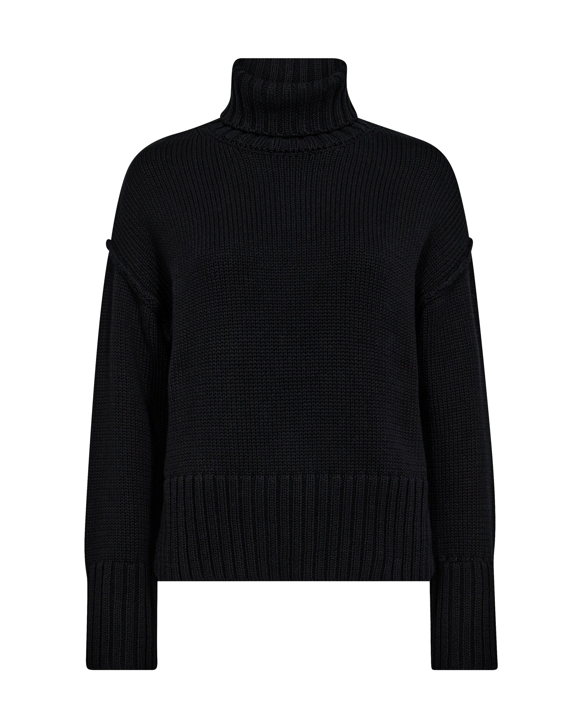 Mos Mosh Rola Bine Rollneck Knit Black