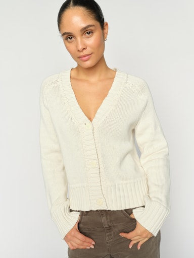 Mos Mosh Rola V-Neck Knit Cardigan