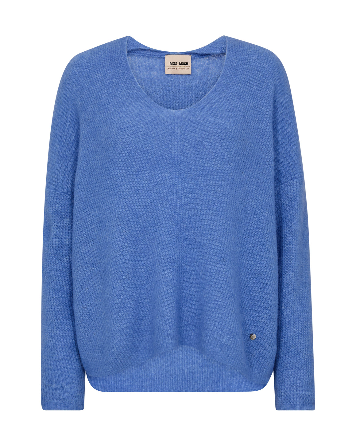 Mos Mosh Thora V-Neck Knit Ultramarine