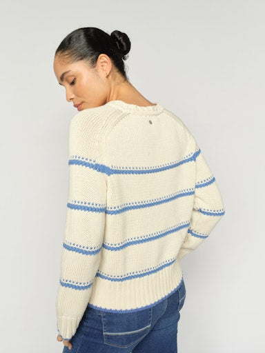 Mos Mosh Rola Bine Stripe Crewneck Knit