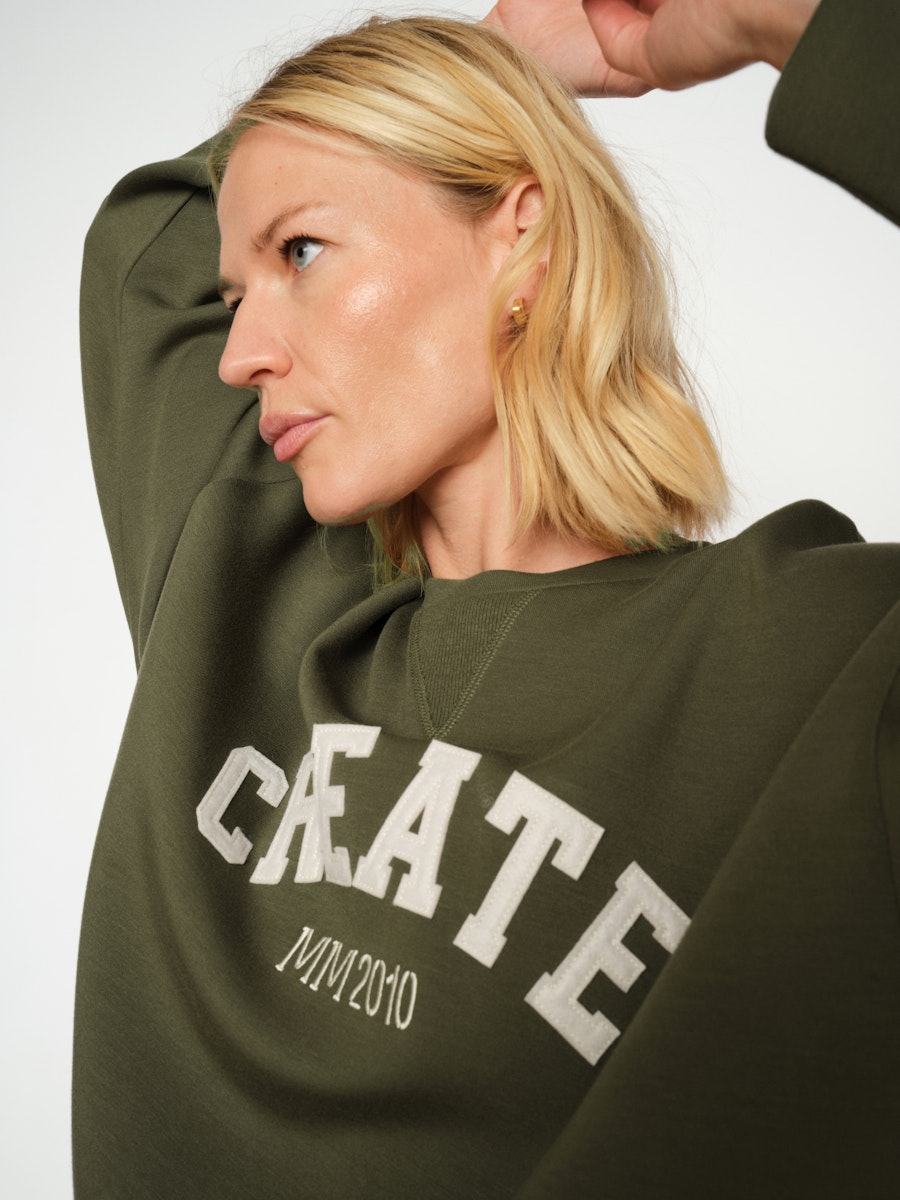 Mos Mosh Celli Sweatshirt Olive
