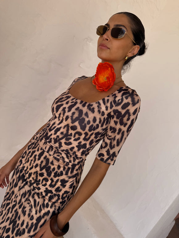 Never Fully Dressed Iris Leopard Dress
