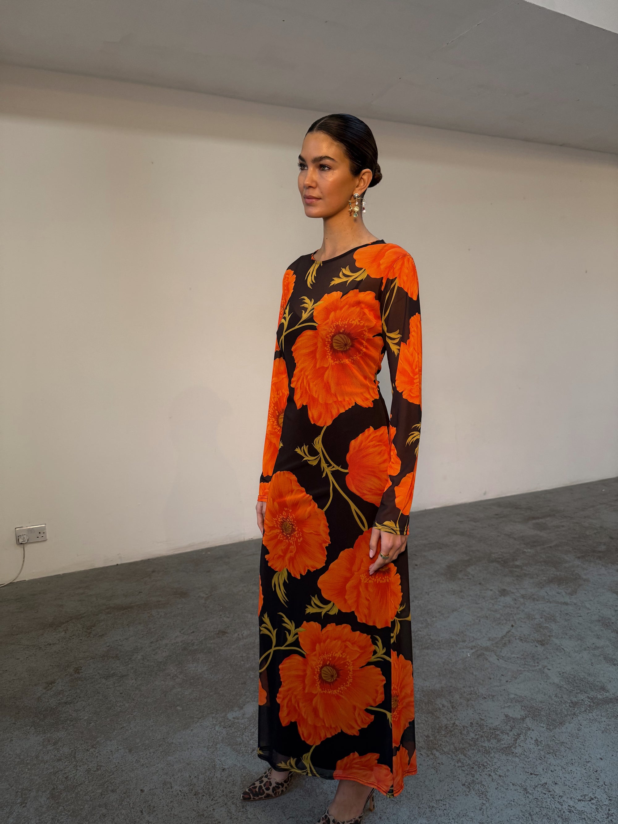 Never Fully Dressed Poppy Mesh Dress