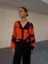 Never Fully Dressed Black Poppy Cardigan
