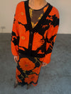 Never Fully Dressed Black Poppy Cardigan