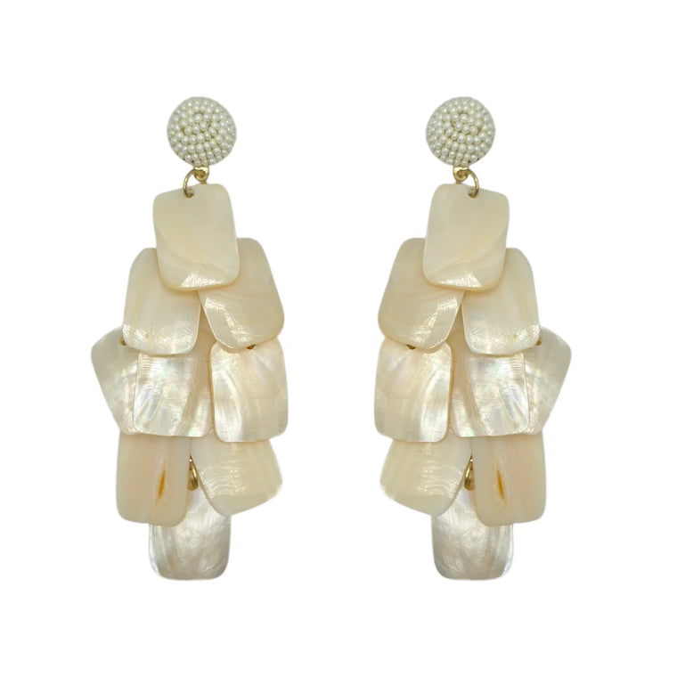 Narratives Mother of Pearl Earrings