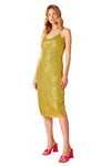 LE_SARTE_DEL_SOLE Pistacchio Sequin Dress