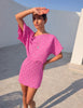 NFD Tilly Pink Mini Dress