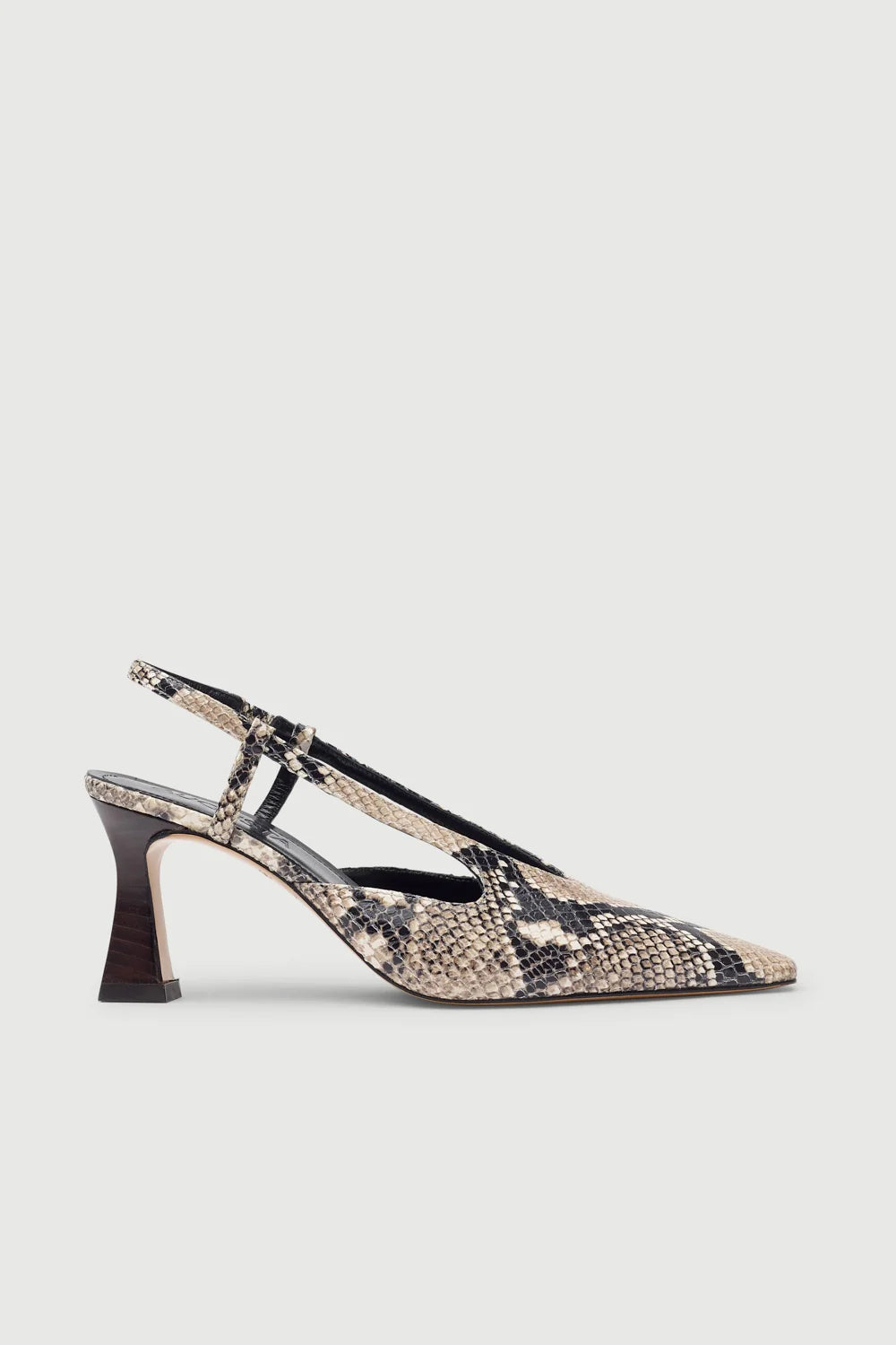 Augusta Rose Snake Print Heels