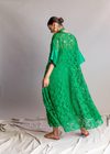 Psophía Lace Green Dress 1758