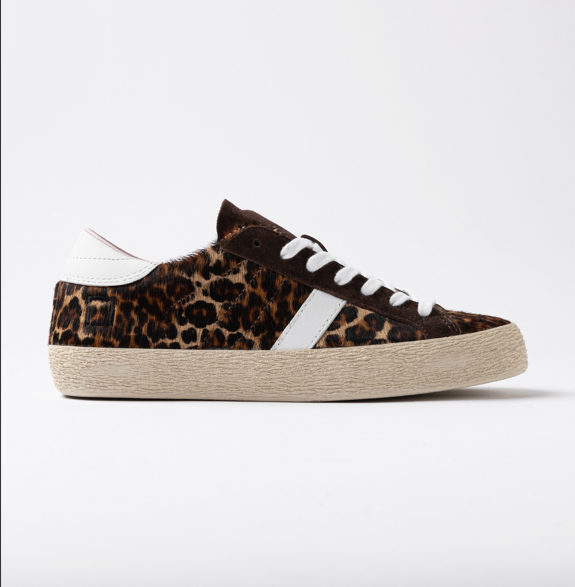 D.A.T.E. Hill Low Leopard Brown Trainers