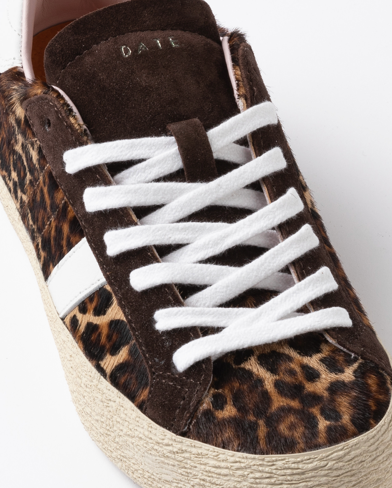 D.A.T.E. Hill Low Leopard Brown Trainers