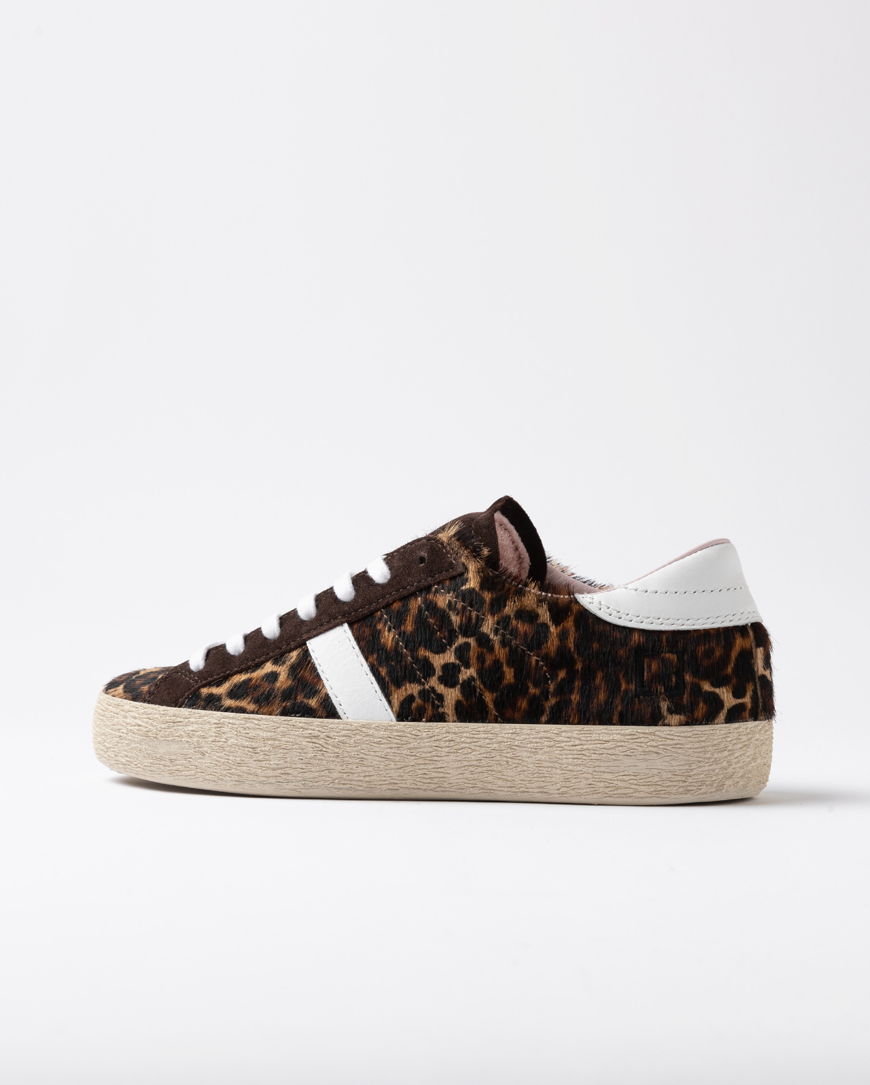 D.A.T.E. Hill Low Leopard Brown Trainers