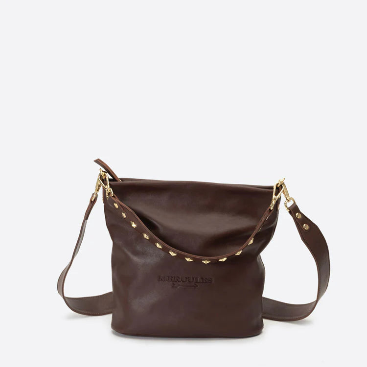 Depeche Woven Leather Bumbag Brown - Anna Fashion + Lifestyle