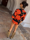 Never Fully Dressed Black Poppy Cardigan