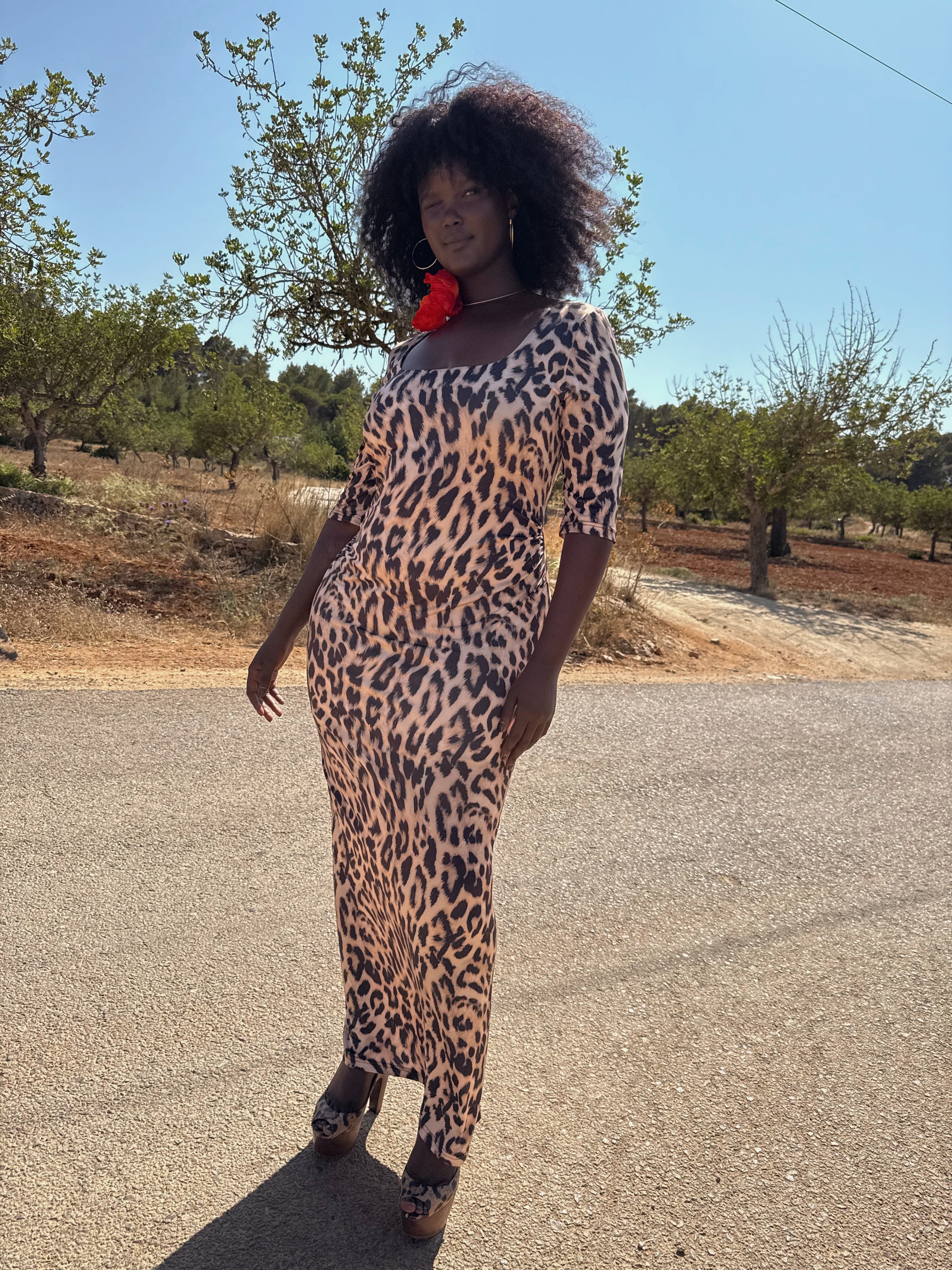 Never Fully Dressed Iris Leopard Dress