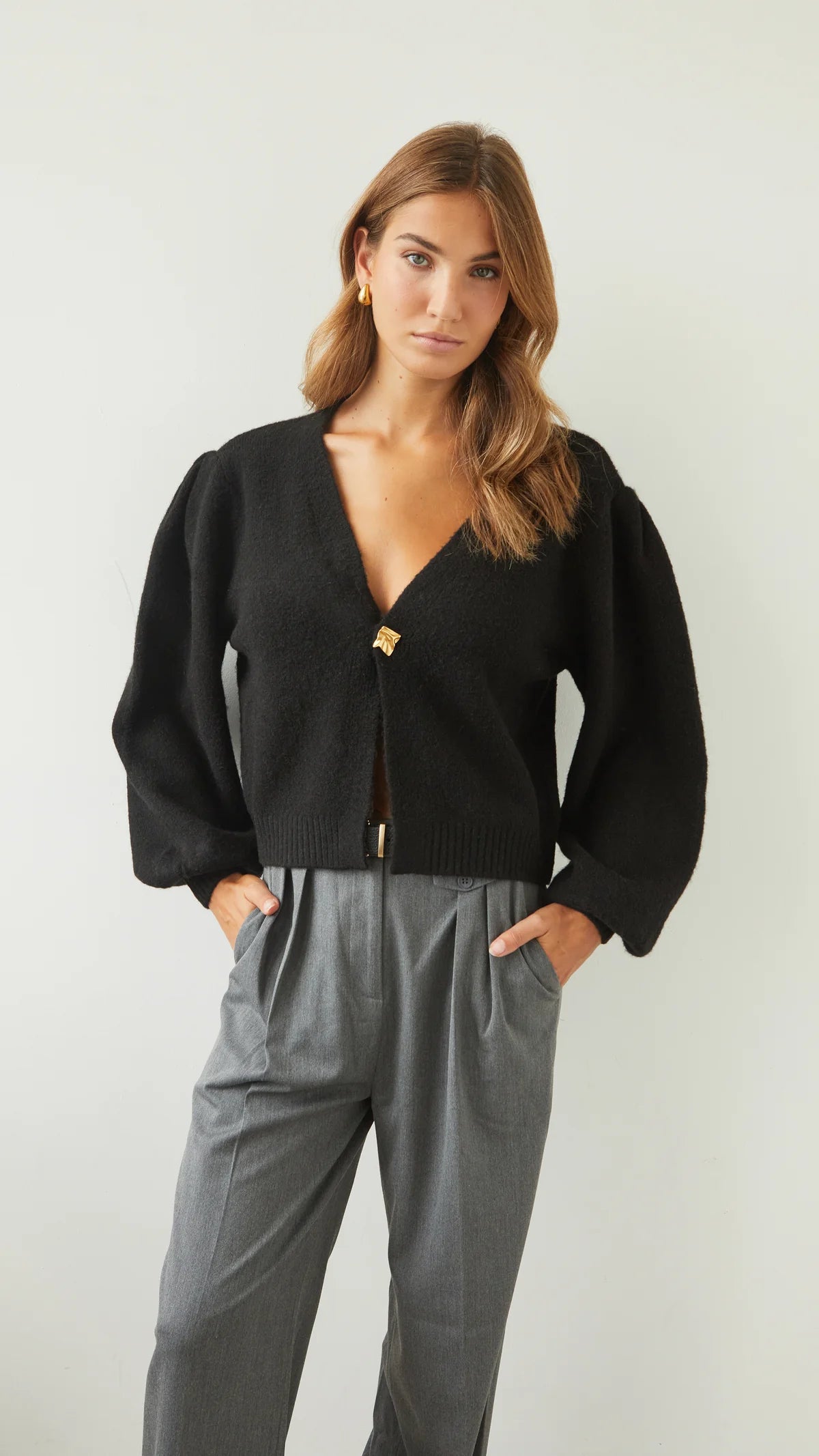 Hollie Cardigan Black