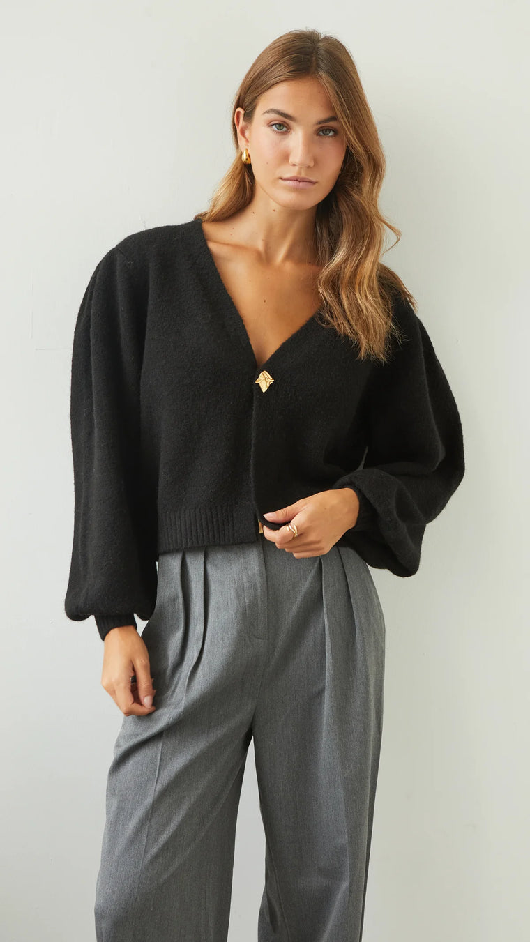Hollie Cardigan Black