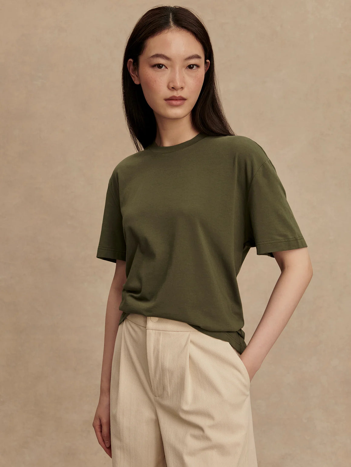 Varley Leighton Boyfriend Tee Raol