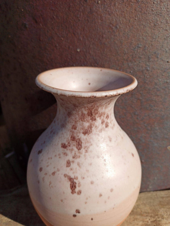 Matte white vase.