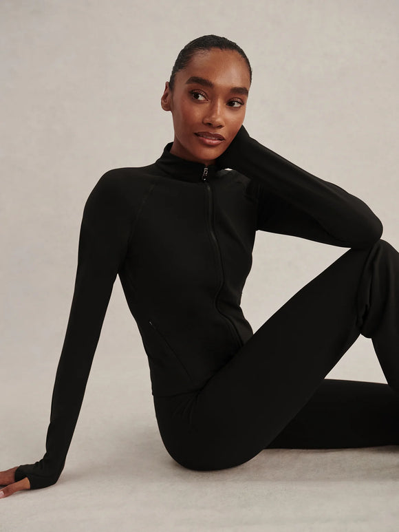 Varley Always Zip Through Sweat Black