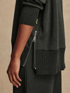 Varley Barker High Neck Sweat Olive Marl