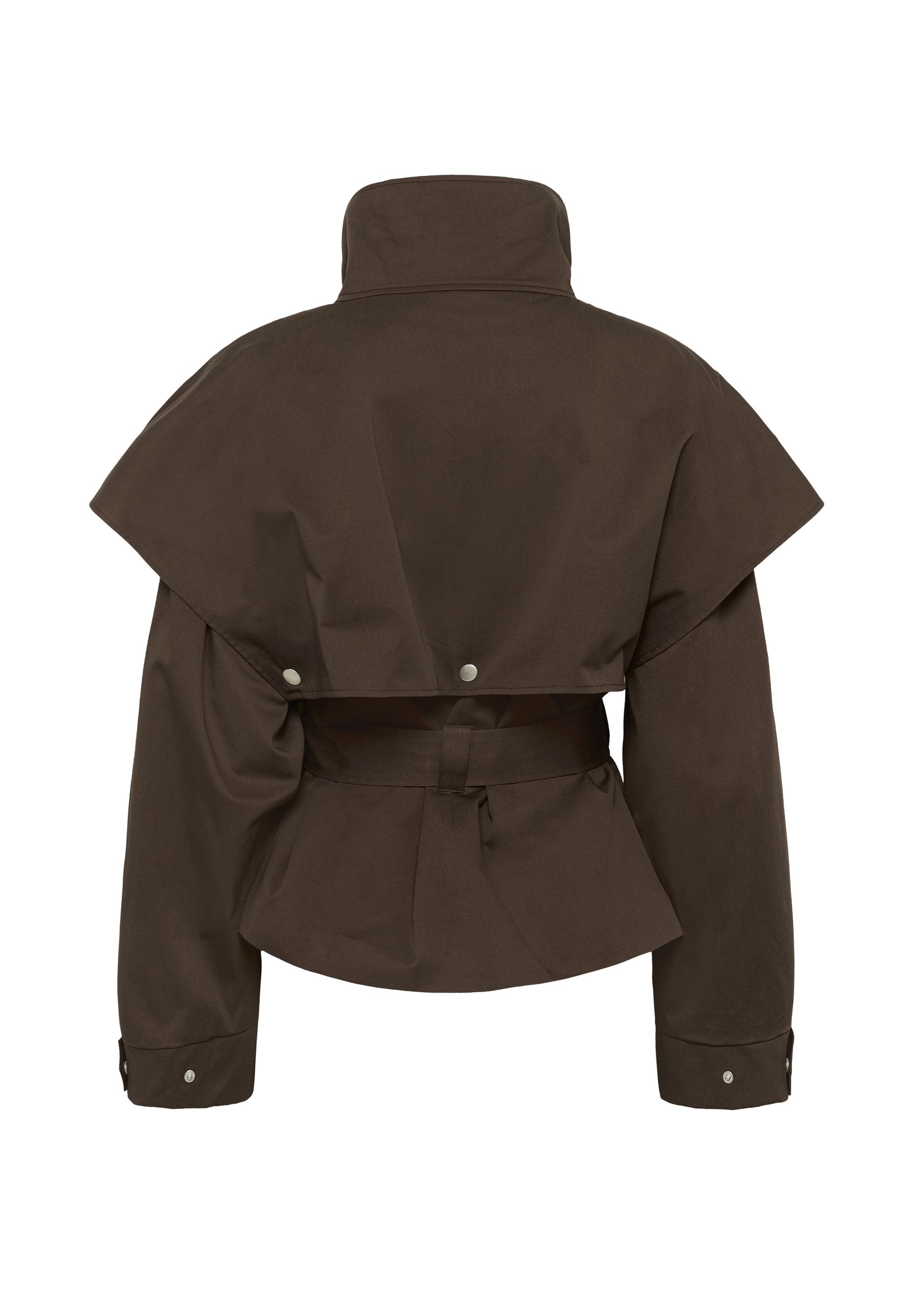 K by S Dana Trench Chocolate