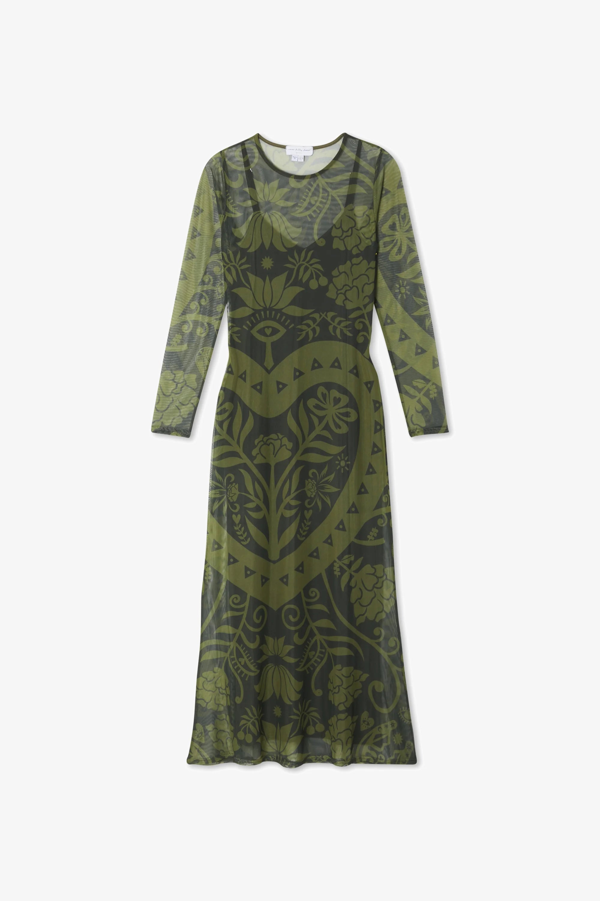 NFD Amara Mesh Olive Dress