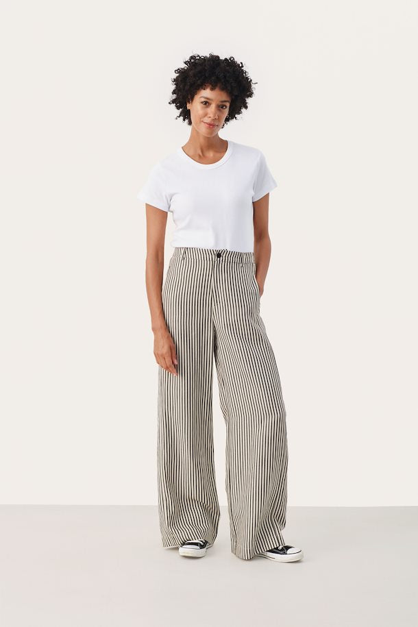 Chaya Pinstripe Trousers