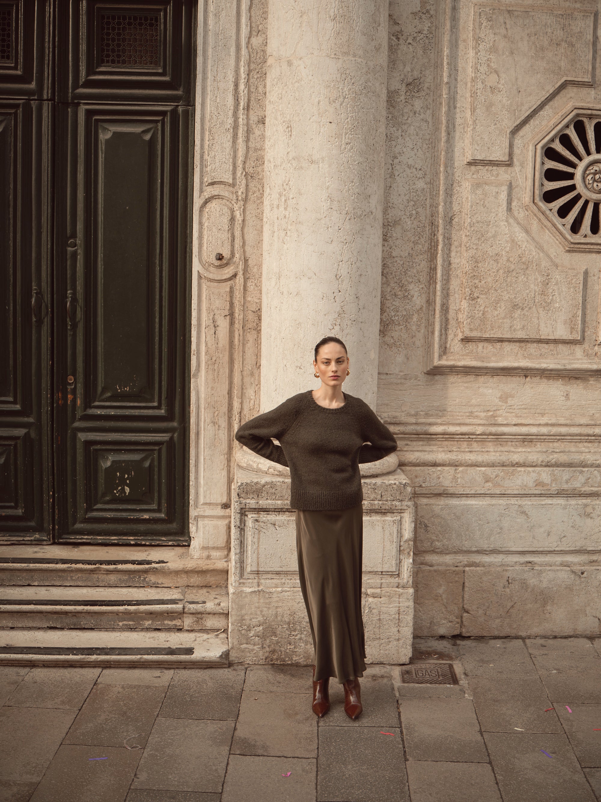 Bugatti Slip Skirt Green