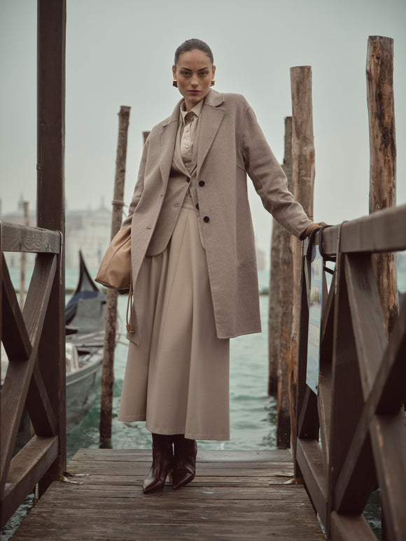 Bugatti a-line beige Skirt