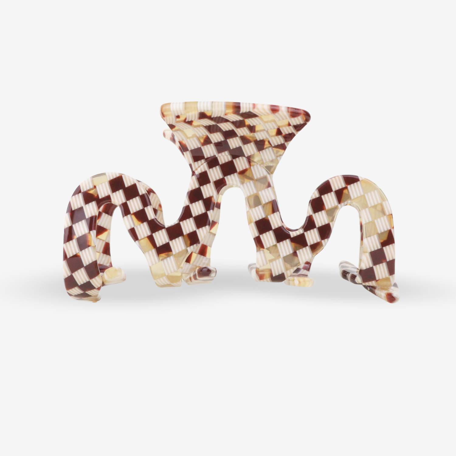 Sasstie Hair Clip - Grand Wave Karo Check