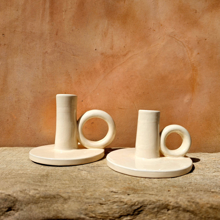 Handmade candle holder: Blank / Little