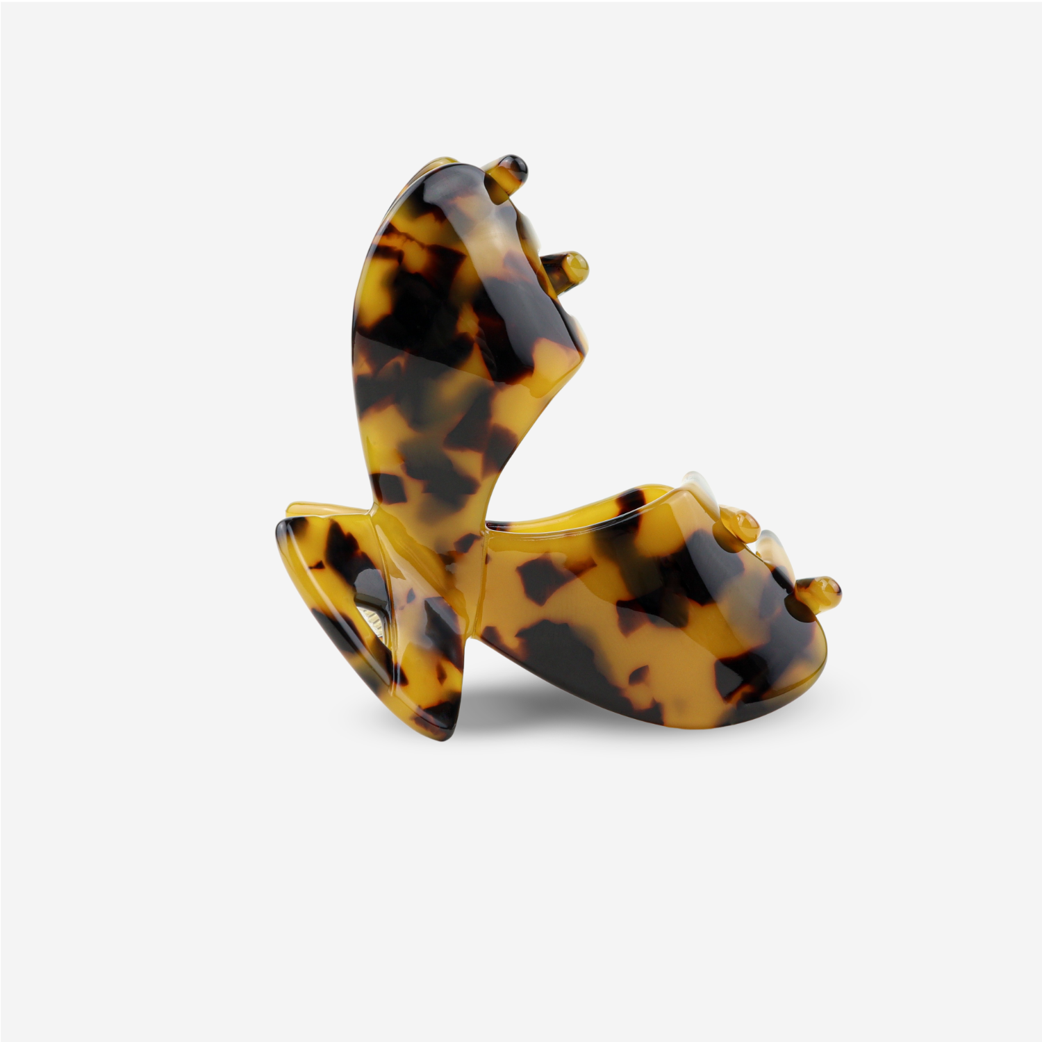 Sasstie Hair Clip - Arc Dark Cheetah