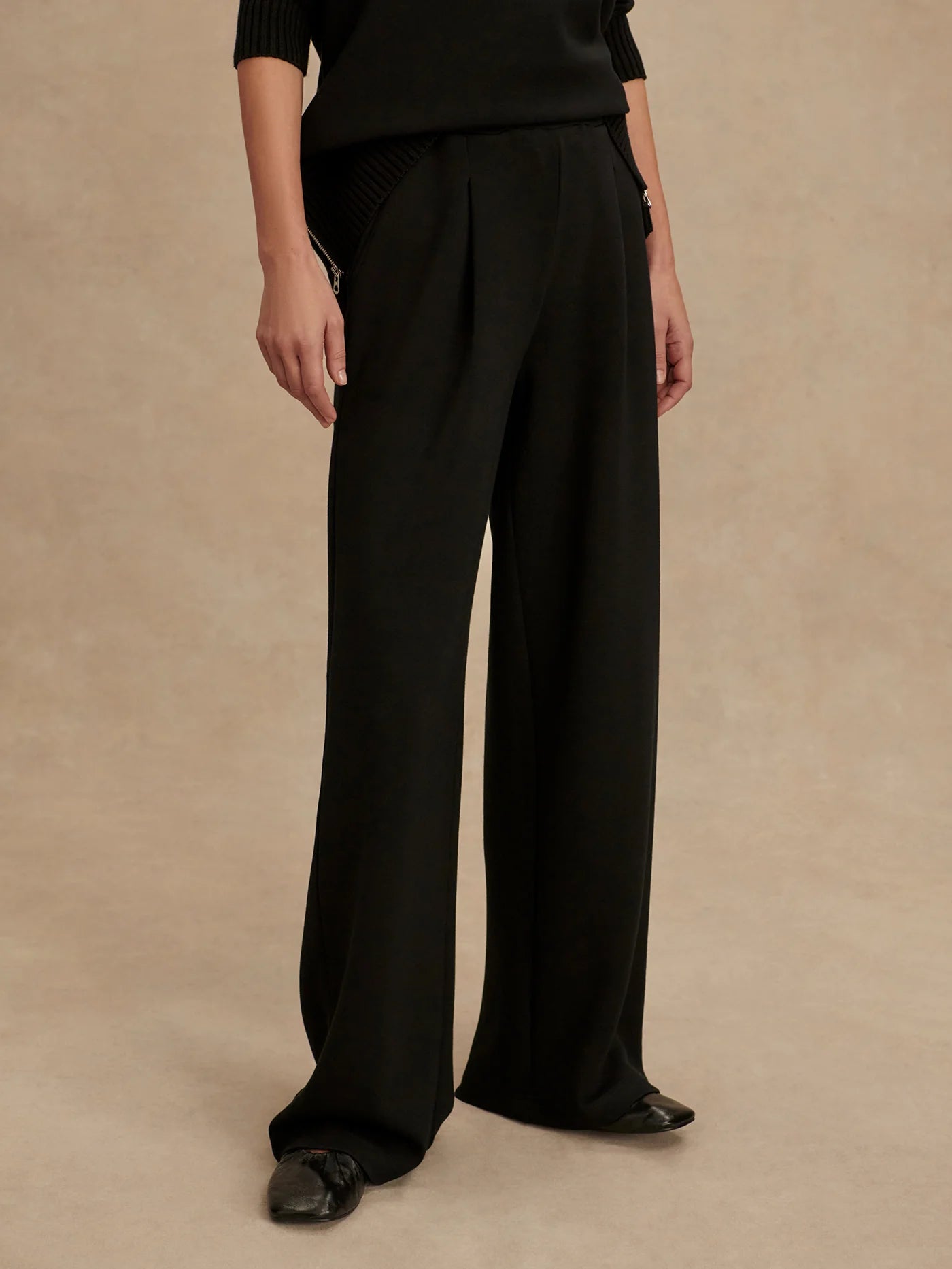 The Extra Wide Leg Pant 29.5" Black