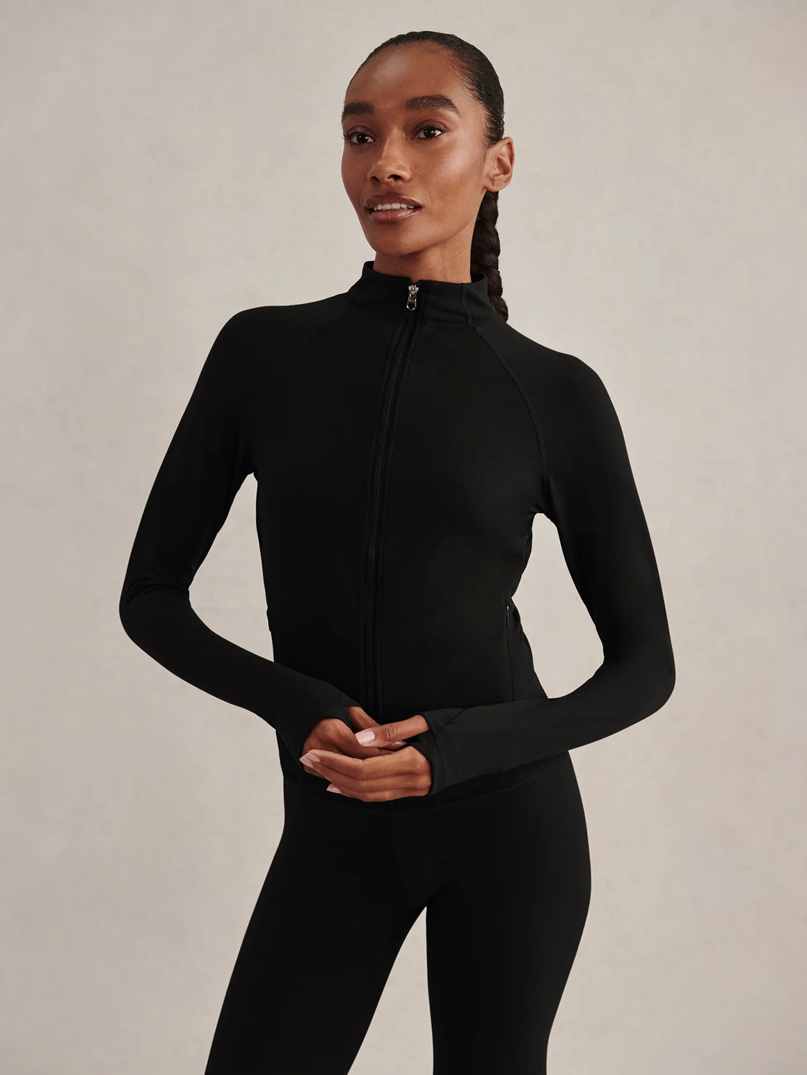 Varley Always Zip Through Sweat Black