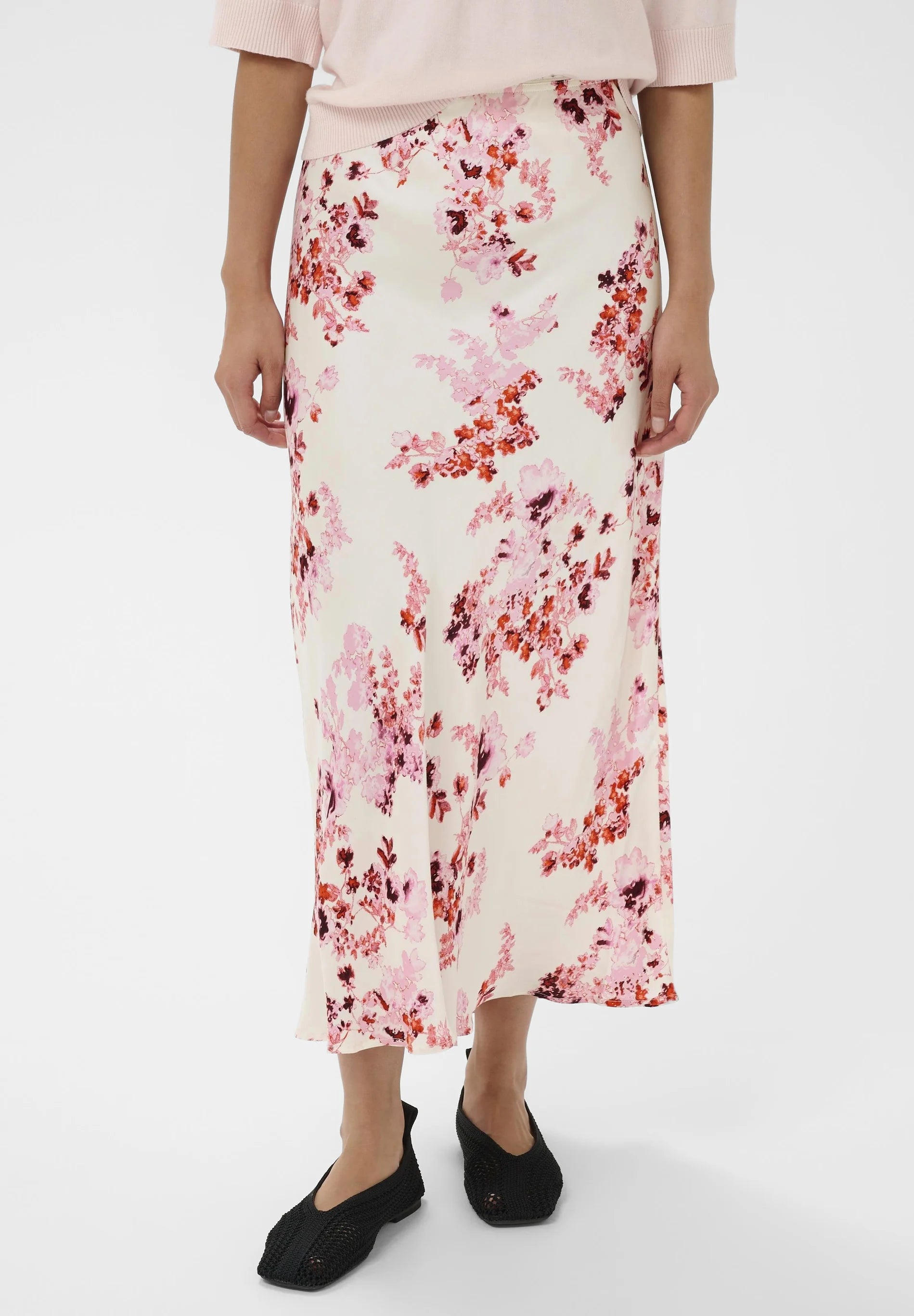 Laurina Skirt Pink Shadow Flower