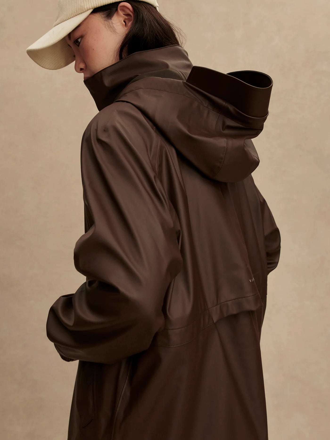 Kirsten Raincoat Dark Truffle