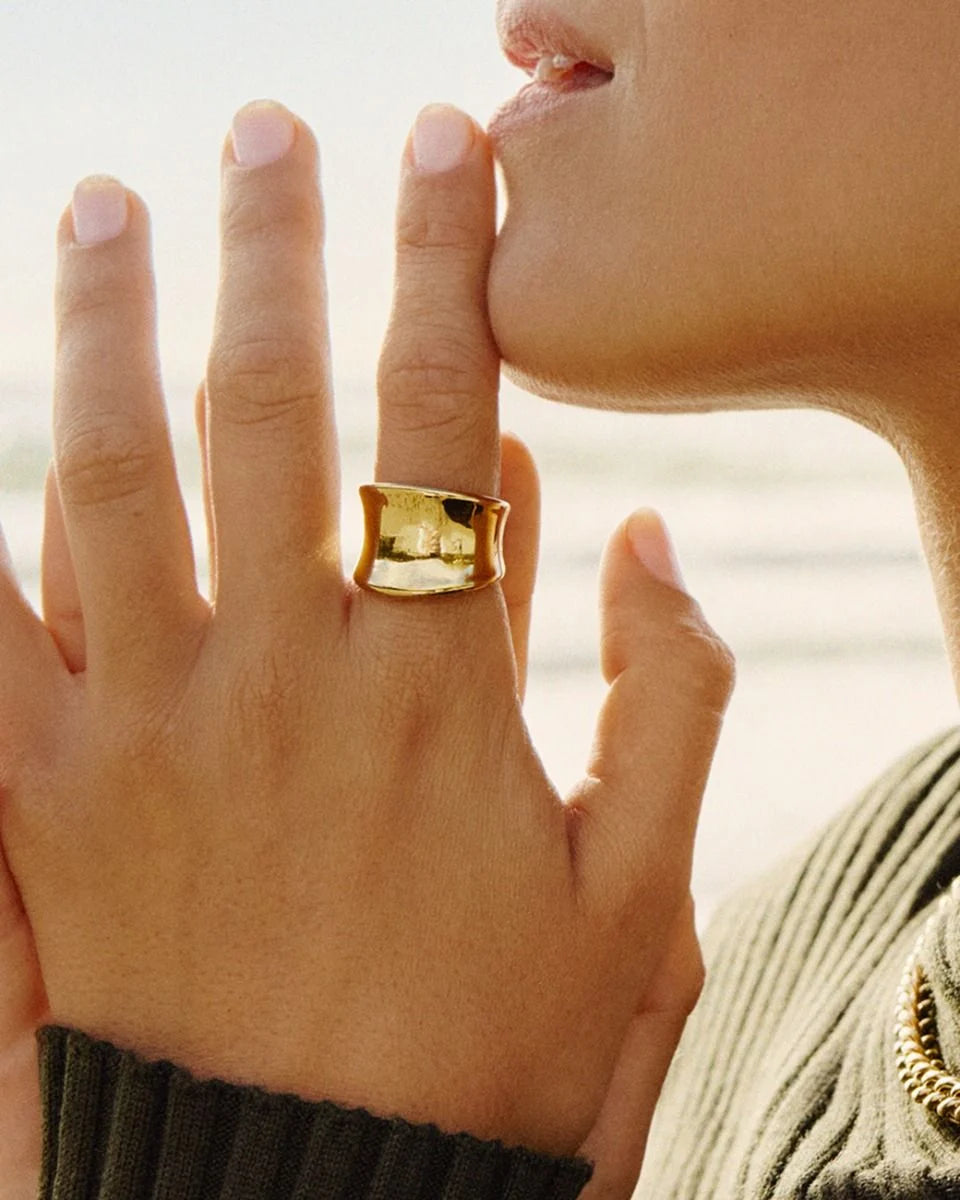 Edblad Cane Ring Gold